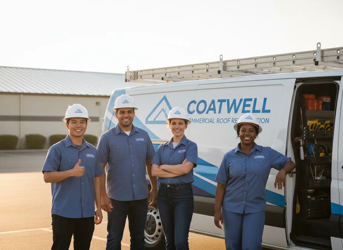 Commercial roof coating company in Rowland, PA